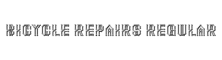 Bicycle Repairs Regular  免费字体下载