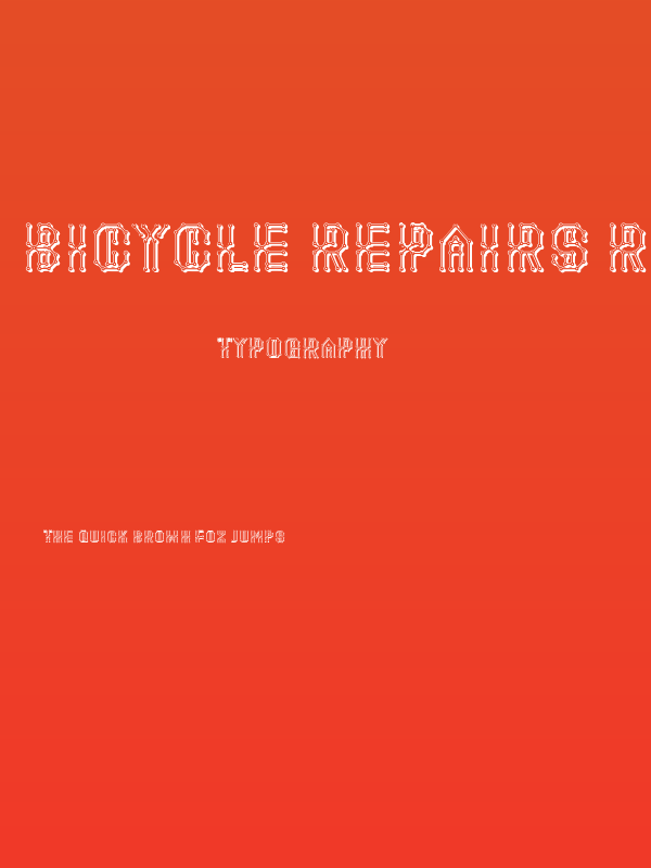 Bicycle Repairs Regular Poster