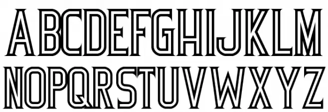 Bicycle Font Litere mari