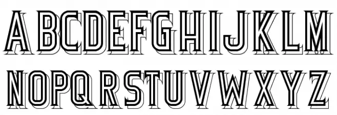 BicycleFancy Schriftart Groß