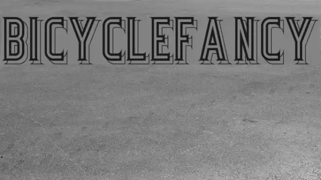 BicycleFancy Fonte examples
