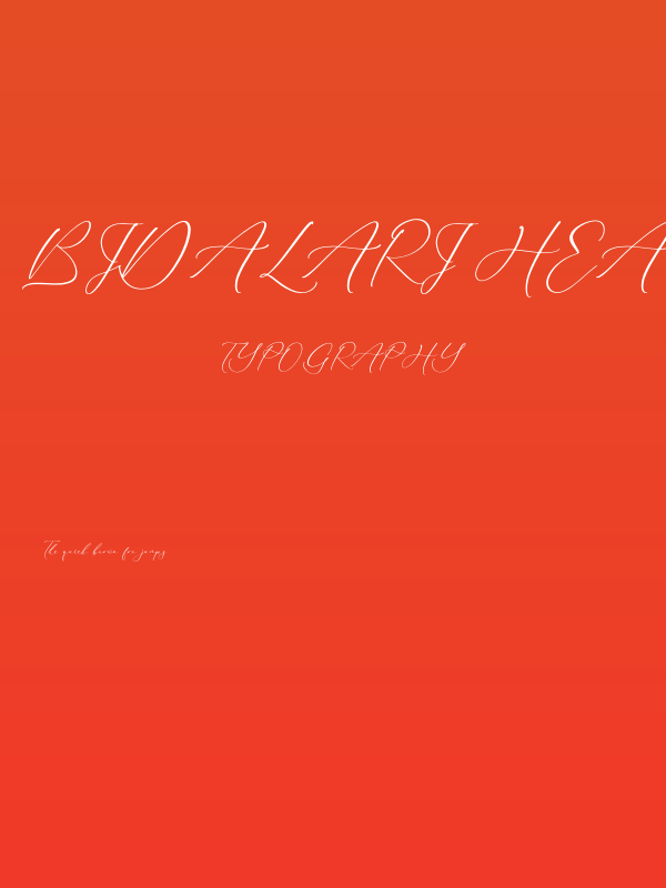 Bidalari Hearter Poster