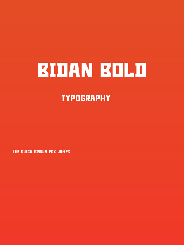 Bidan Bold Poster