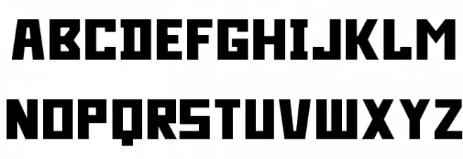 Bidan Bold फ़ॉन्ट लोअरकेस