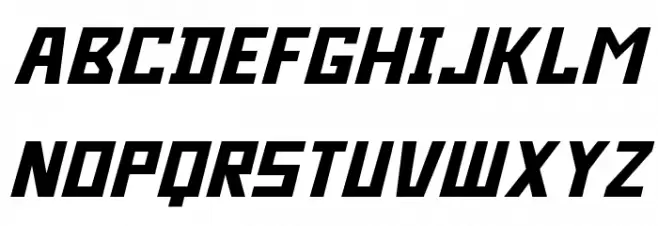 Bidan Italic Fonte MAIÚSCULAS