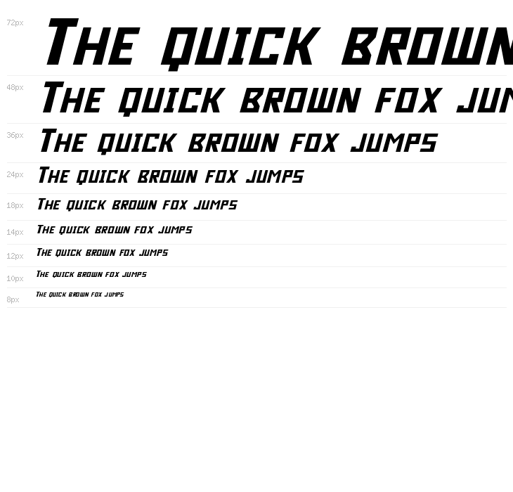 Bidan Italic Waterfall