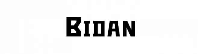 Bidan  免费字体下载