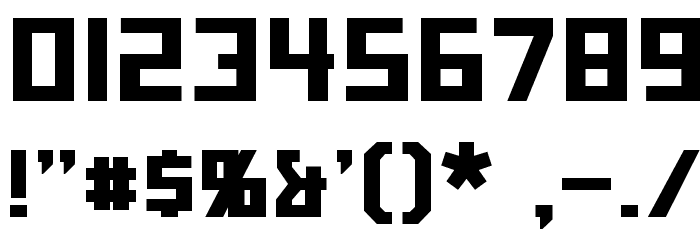 Bidan Font OTHER CHARS