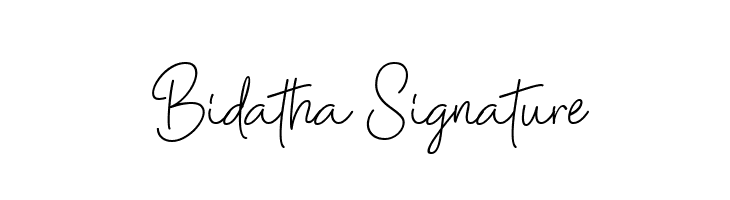 Bidatha Signature  Free Fonts Download