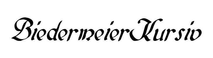 BiedermeierKursiv  Скачать бесплатные шрифты