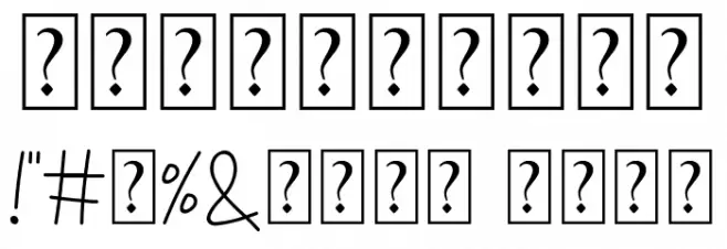 Bielifild Font OTHER CHARS