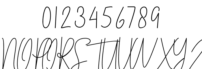 Biellsa フォント その他の文字