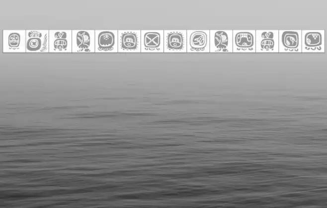 BienMayaInvers Font examples