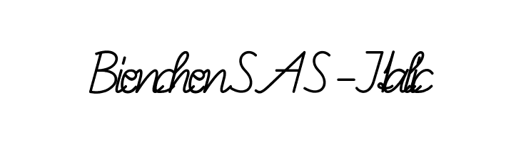 BienchenSAS-Italic  Fuentes Gratis Descargar