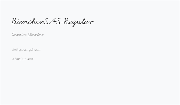 BienchenSAS-Regular Business Card