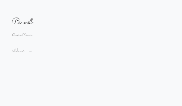 Bienville Business Card
