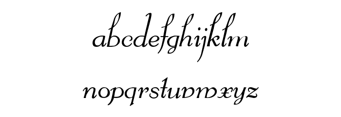 Bienville Font LOWERCASE