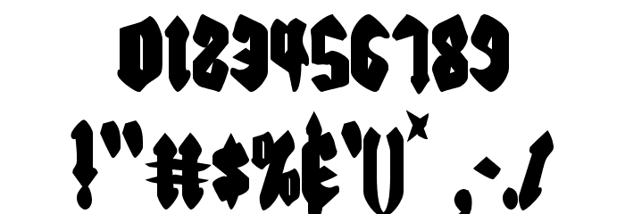 Biergärten Condensed Font OTHER CHARS