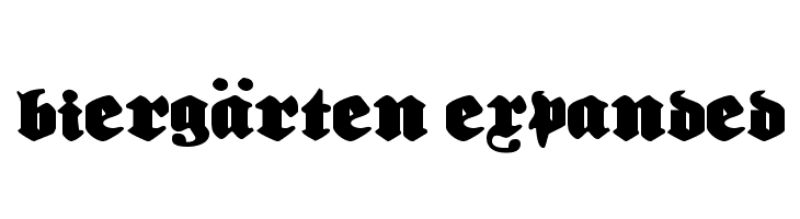 Biergärten Expanded  Fuentes Gratis Descargar