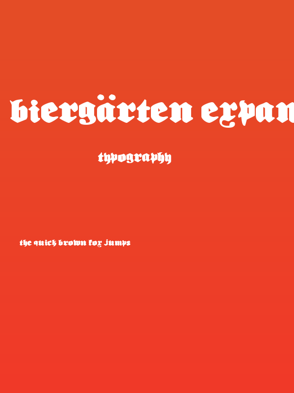 Biergärten Expanded Poster
