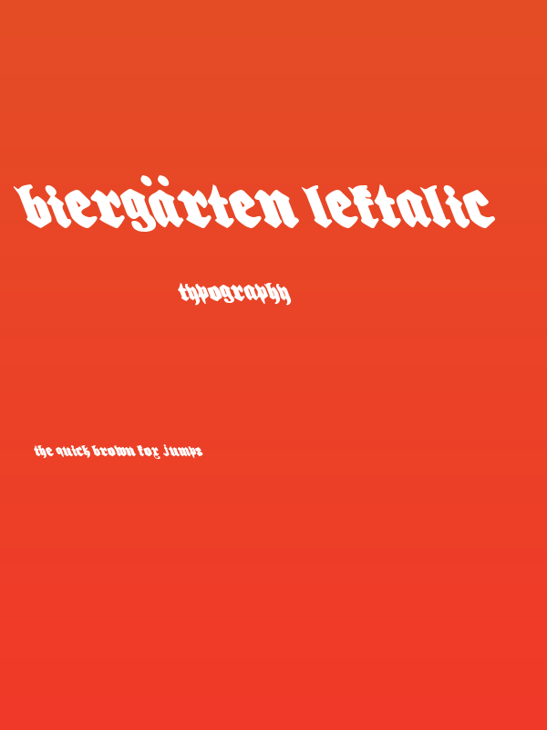 Biergärten Leftalic Poster