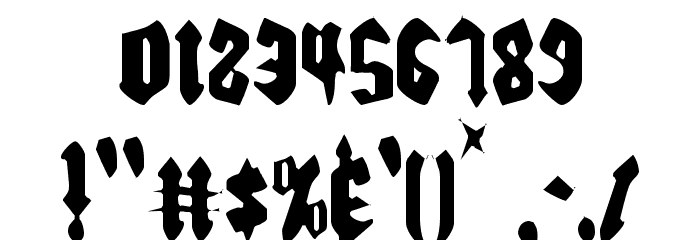Biergärten Light Condensed Font OTHER CHARS