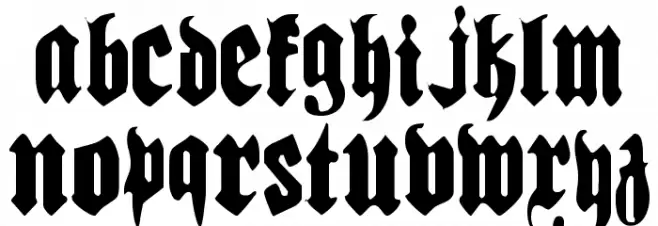 Biergärten Light Condensed फ़ॉन्ट लोअरकेस