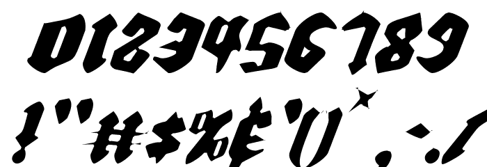 Biergärten Light Italic Font OTHER CHARS
