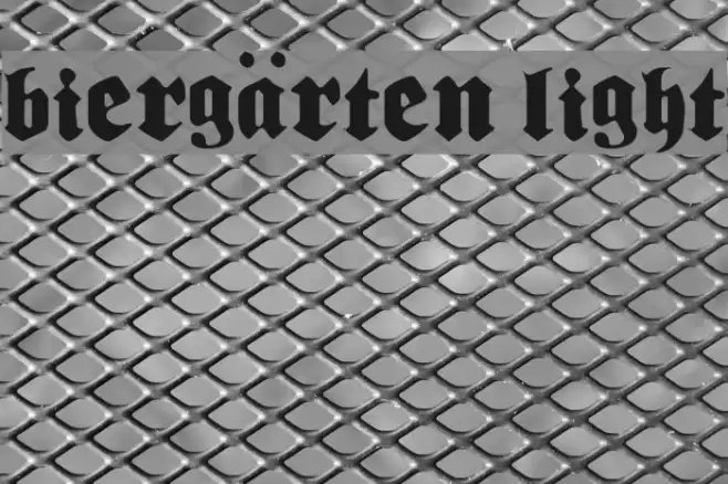 Biergärten Light Fonte examples