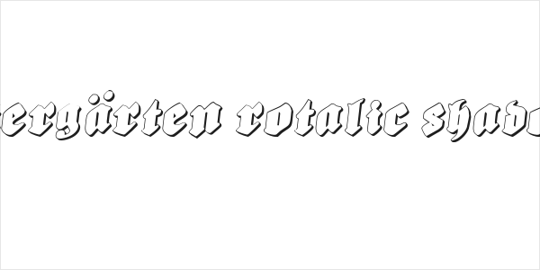 Biergärten Rotalic Shadow Logo