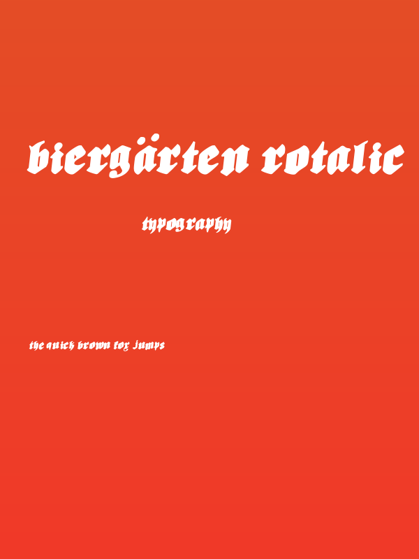 Biergärten Rotalic Poster