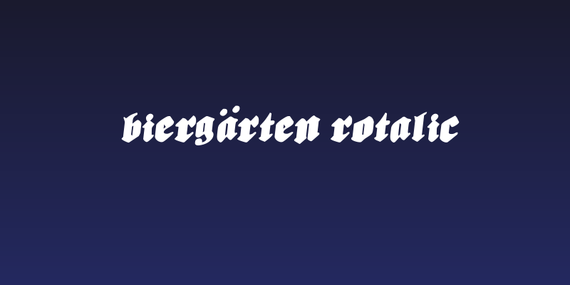 Biergärten Rotalic Social Header
