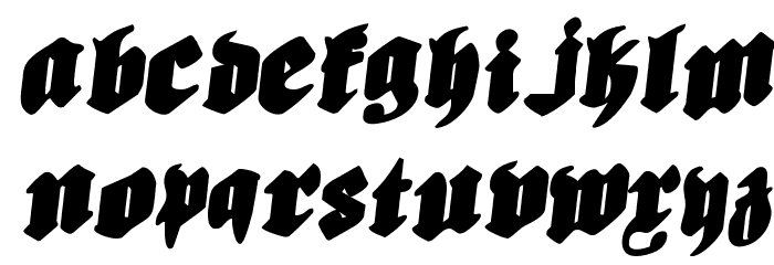 Biergärten Rotalic Font LOWERCASE