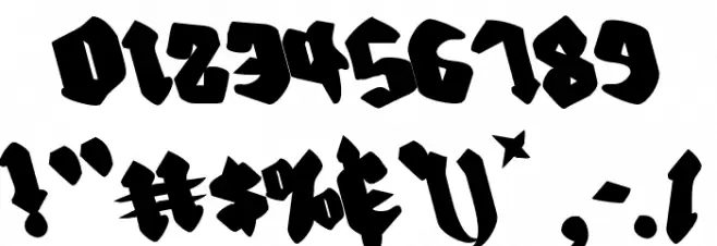 Biergärten Rotate Font OTHER CHARS