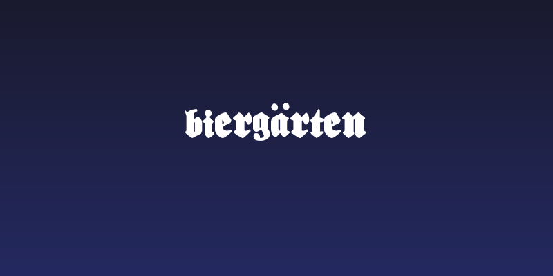 Biergärten Social Header