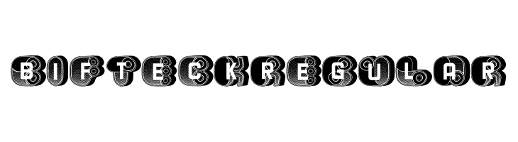 Bifteck Regular  नि: शुल्क फ़ॉन्ट्स डाउनलोड