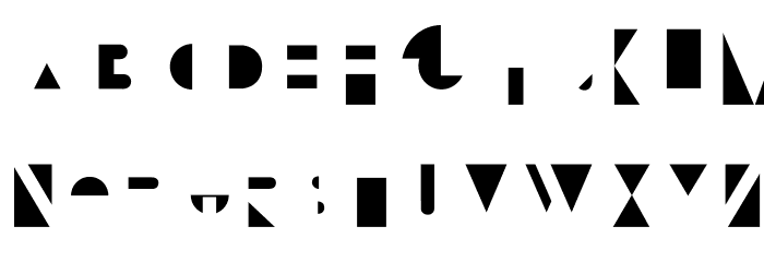 Bifur Overlay Font LOWERCASE
