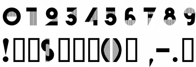 Bifur Font OTHER CHARS