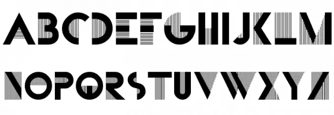 Bifur Font UPPERCASE