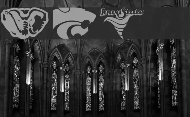 Big-12 Font examples