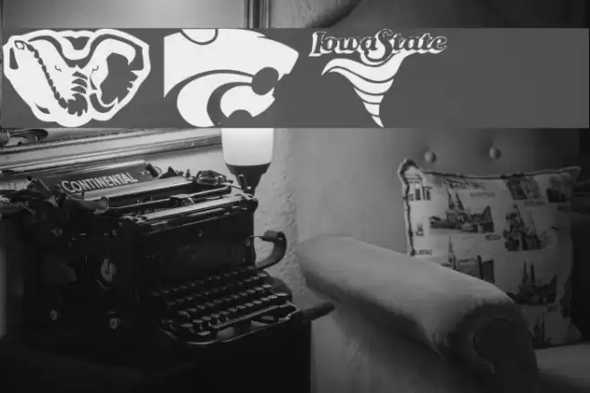 Big-12 Font examples