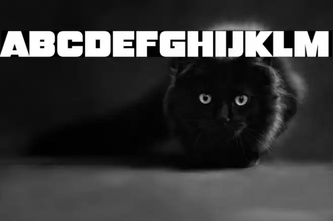 Big 500 Font examples