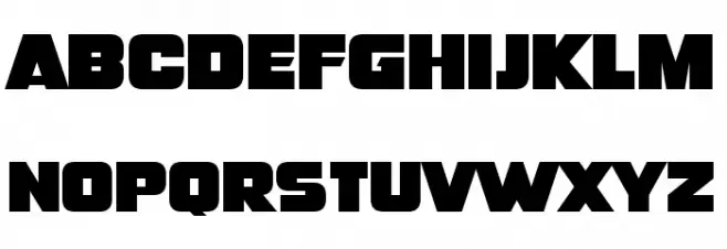 Big 500 字体 小写