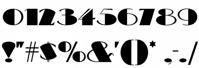 Big Apple NF Font OTHER CHARS