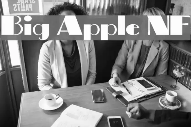 Big Apple NF Font examples