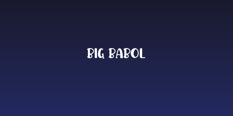 Big Babol Social Header
