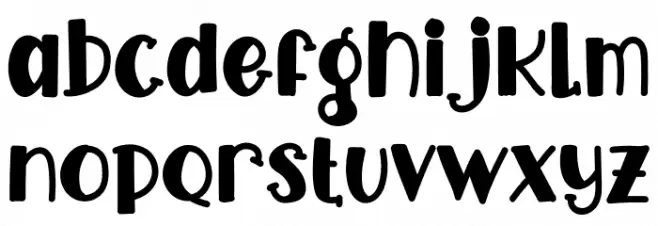 Big Babol फ़ॉन्ट लोअरकेस