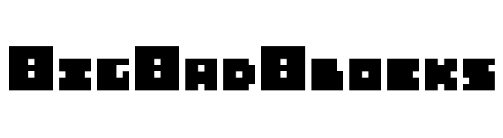 Big Bad Blocks Font