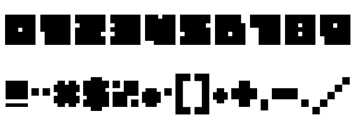 Big Bad Blocks Font OTHER CHARS