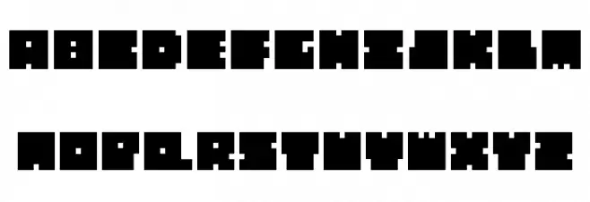 Big Bad Blocks Font Litere mari